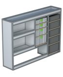 Bedrijfswageninrichting 3K1S2W-B
