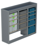 Bedrijfswageninrichting 3K2W-B