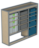 Bedrijfswageninrichting 3K2W-B