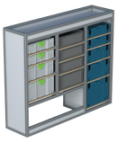Bedrijfswageninrichting 3K2W-B