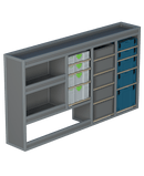 Bedrijfswageninrichting 4K1S2W-B
