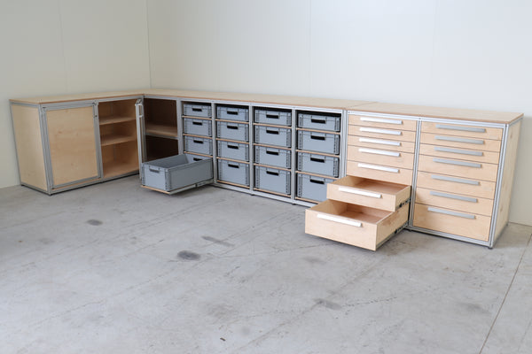Werkplaatsinrichting set (4310 x 1815mm)