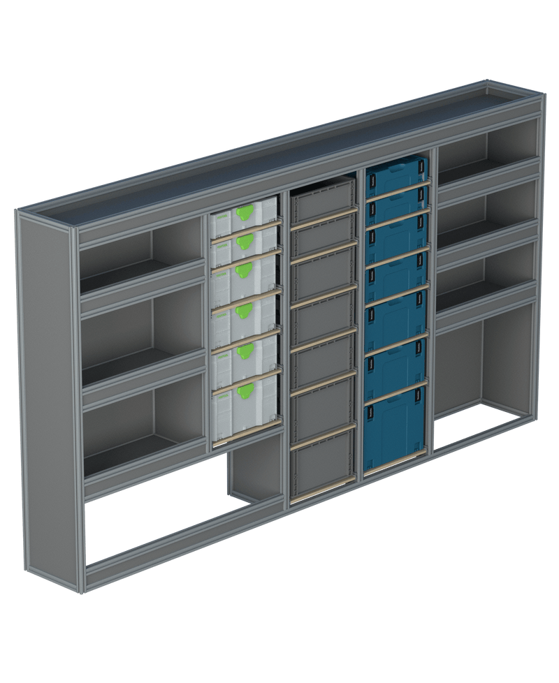 Bedrijfswageninrichting Renault Master | L3H2 | Bestuurderszijde | Type 2