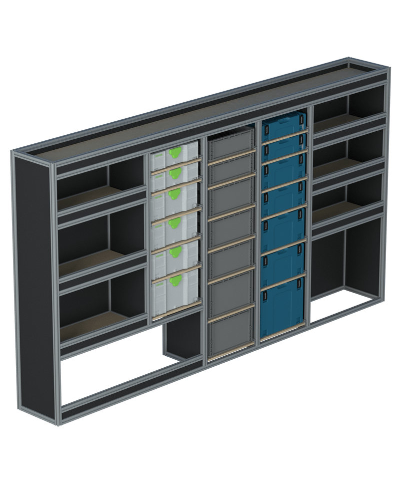 Bedrijfswageninrichting Renault Master | L3H2 | Bestuurderszijde | Type 2