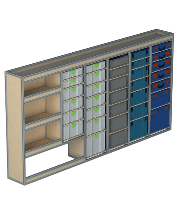 Bedrijfswageninrichting 6K1S2W-B