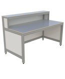 Werk- en inpaktafel - open met lage opbouw