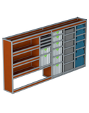 Bedrijfswageninrichting Volkswagen Crafter | L3H2 | Bestuurderszijde BLN-1