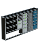 Bedrijfswageninrichting Volkswagen Crafter | L3H2 | Bestuurderszijde BLN-1