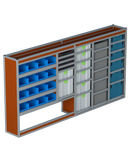 Bedrijfswageninrichting Volkswagen Crafter | L3H2 | Bestuurderszijde BLN-4