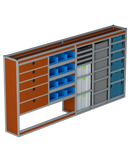 Bedrijfswageninrichting Volkswagen Crafter | L3H2 | Bestuurderszijde BLN-5