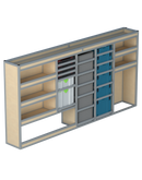 Bedrijfswageninrichting Volkswagen Crafter | L3H2 | Bestuurderszijde BLN-6