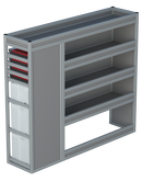 Bedrijfswageninrichting Volkswagen Crafter | L3H2 | Passagierszijde PZN-1