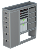 Bedrijfswageninrichting Volkswagen Crafter | L3H2 | Passagierszijde PZN-2