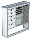 Bedrijfswageninrichting Volkswagen Crafter | L3H2 | Passagierszijde PZN-3