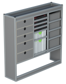 Bedrijfswageninrichting Volkswagen Crafter | L3H2 | Passagierszijde PZN-3