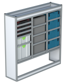 Bedrijfswageninrichting Volkswagen Crafter | L3H2 | Passagierszijde PZN-5