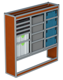Bedrijfswageninrichting Volkswagen Crafter | L3H2 | Passagierszijde PZN-5