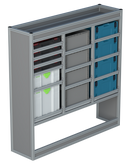 Bedrijfswageninrichting Volkswagen Crafter | L3H2 | Passagierszijde PZN-5