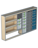 Bedrijfswageninrichting Volkswagen Crafter| L3H3 | Bestuurderszijde BLN-10
