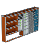 Bedrijfswageninrichting Volkswagen Crafter| L3H3 | Bestuurderszijde BLN-10