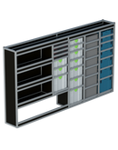 Bedrijfswageninrichting Volkswagen Crafter| L3H3 | Bestuurderszijde BLN-10