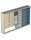 Bedrijfswageninrichting Volkswagen Crafter | L3H3 | Bestuurderszijde BLN-11