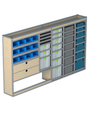Bedrijfswageninrichting Volkswagen Crafter | L3H3 | Bestuurderszijde BLN-12