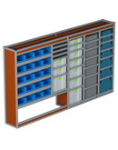 Bedrijfswageninrichting Volkswagen Crafter | L3H3 | Bestuurderszijde BLN-13