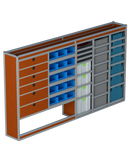 Bedrijfswageninrichting Volkswagen Crafter | L3H3 | Bestuurderszijde BLN-14