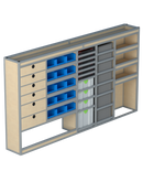Bedrijfswageninrichting Volkswagen Crafter | L3H3 | Bestuurderszijde BLN-17