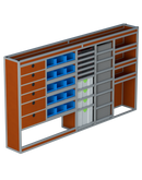 Bedrijfswageninrichting Volkswagen Crafter | L3H3 | Bestuurderszijde BLN-17
