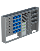 Bedrijfswageninrichting Volkswagen Crafter | L3H3 | Bestuurderszijde BLN-17