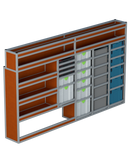 Bedrijfswageninrichting Volkswagen Crafter | L3H3 | Bestuurderszijde BLN-1