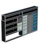 Bedrijfswageninrichting Volkswagen Crafter | L3H3 | Bestuurderszijde BLN-1