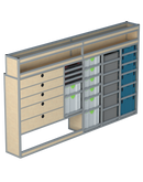 Bedrijfswageninrichting Volkswagen Crafter | L3H3 | Bestuurderszijde BLN-2