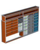 Bedrijfswageninrichting Volkswagen Crafter | L3H3 | Bestuurderszijde BLN-2
