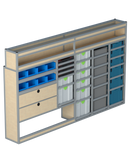 Bedrijfswageninrichting Volkswagen Crafter | L3H3 | Bestuurderszijde BLN-3