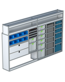 Bedrijfswageninrichting Volkswagen Crafter | L3H3 | Bestuurderszijde BLN-3