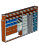 Bedrijfswageninrichting Volkswagen Crafter | L3H3 | Bestuurderszijde BLN-3
