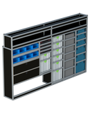 Bedrijfswageninrichting Volkswagen Crafter | L3H3 | Bestuurderszijde BLN-3