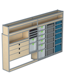Bedrijfswageninrichting Volkswagen Crafter | L3H3 | Bestuurderszijde BLN-4