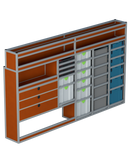 Bedrijfswageninrichting Volkswagen Crafter | L3H3 | Bestuurderszijde BLN-4