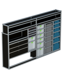 Bedrijfswageninrichting Volkswagen Crafter | L3H3 | Bestuurderszijde BLN-4