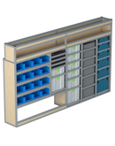 Bedrijfswageninrichting Volkswagen Crafter | L3H3 | Bestuurderszijde BLN-5