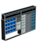 Bedrijfswageninrichting Volkswagen Crafter | L3H3 | Bestuurderszijde BLN-5