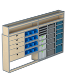 Bedrijfswageninrichting Volkswagen Crafter | L3H3 | Bestuurderszijde BLN-6