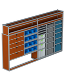 Bedrijfswageninrichting Volkswagen Crafter | L3H3 | Bestuurderszijde BLN-6