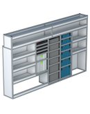 Bedrijfswageninrichting Volkswagen Crafter | L3H3 | Bestuurderszijde BLN-7
