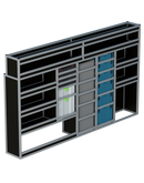 Bedrijfswageninrichting Volkswagen Crafter | L3H3 | Bestuurderszijde BLN-7