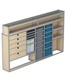 Bedrijfswageninrichting Volkswagen Crafter | L3H3 | Bestuurderszijde BLN-8